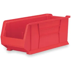 AKRO-MILS 30287RED Super Size Bin, 23-7/8 Inch Length, 11 Inch Width, 10 Inch Height, Red | AC9DPW 3FVZ7