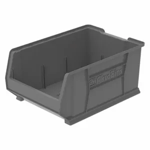 AKRO-MILS 30288GREY Super Size Bin, 23 7/8 x 16 1/2 x 11 Inch Size, Gray, Stackable | CJ3PDN 45MV76