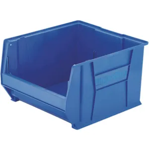 AKRO-MILS 30289BLUE Super Size Bin, 23-7/8 Inch Length, 18-1/4 Inch Width, 12 Inch Height, Blue | AD8VQX 4MXK7