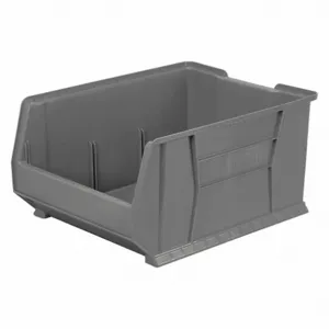 AKRO-MILS 30289GREY Super Size Bin, 23 7/8 x 18 1/4 x 12 Inch Size, Gray, Stackable | CJ3PDG 45MV77