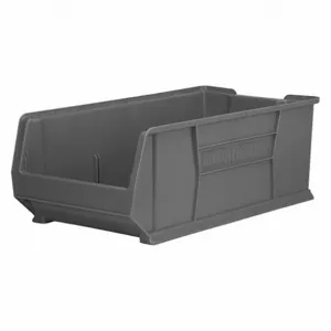 AKRO-MILS 30293GREY Super Size Bin, 29 7/8 x 16 1/2 x 11 Inch Size, Gray, Stackable | CJ3PDM 45MV80