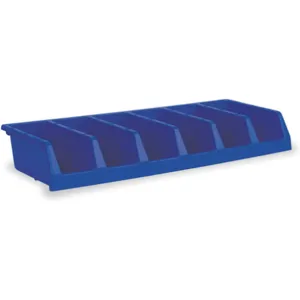 AKRO-MILS 30318BLUE Compartment Bin, 33 Inch Length, 18 Inch Width, 5 Inch Height, Blue | AC3EAC 2RV84