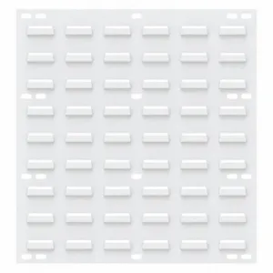 AKRO-MILS 30618TEXWHT Louvered Panel, 20 x 18 x 5/16 Inch Size, 1 Side, White | CJ2TNH 45YM44