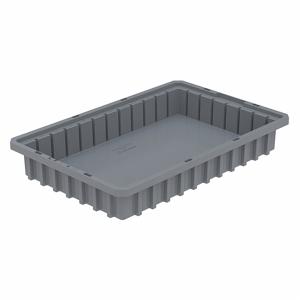 AKRO-MILS 33162GREY Divider Box, 0.2 cu. ft., 16 1/2 x 10 7/8 x 2 1/2 Inch Size, Gray, Polymer | CJ2AMQ 45YM55
