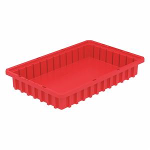 AKRO-MILS 33162RED Divider Box, 0.2 cu. ft., 16 1/2 x 10 7/8 x 2 1/2 Inch Size, Red, Polymer | CJ2AMR 45YM53