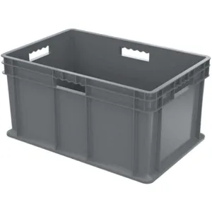 AKRO-MILS 37682GREY Container, 23-3/4 Inch Length, 15-3/4 Inch Width, Gray | AE7JRJ 5YN14