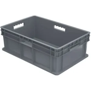 AKRO-MILS 37688GREY Container, 23-3/4 Inch Length, 15-3/4 Inch Width, Gray | AE7JRL 5YN16