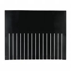 AKRO-MILS 42228 Divider, 20 19/64 Inch x 7 3/16 Inch x 1/8 Inch Size, Black, Industrial Grade Polymer | CH6JUT 494D15