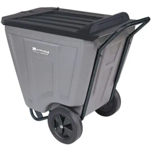 AKRO-MILS 76491GREY Polypropylene Cart, Medium Duty, 90 Gallon Capacity, Gray | AD6TBM 4AAX9