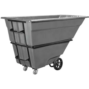 AKRO-MILS 77810GREY Tilt Truck, Heavy Duty, 400 Gallon, Gray | AD6TBX 4AAZ5