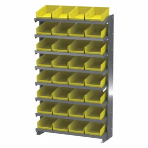 AKRO-MILS APRS150Y Sided Pick Rack, 12X36.75X60.25, Yellow | CN8EFY 44XT36