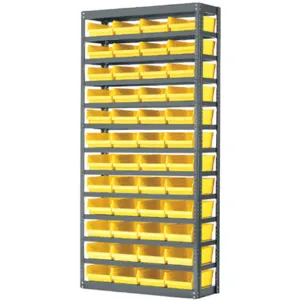 AKRO-MILS AS1879 Bin Shelving Solid, 36 Inch Width, 18 Inch Depth, 13 Shelves | AF4CBE 8PJC1