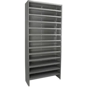 AKRO-MILS ASC1279 Enclosed Shelving Unit, 79 Inch Height, 36 Inch Width, 12 Inch Length, Gray | AE8XJU 6GDD1