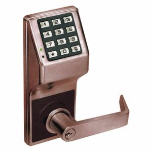 ALARM LOCK DL2700 US10B Electronic Keyless Lock, Office With Key Override, Keypad, Cylindrical Mounting, Steel | CN8EGN 28XW36
