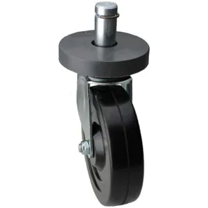 ALBION 02RR05041S014GN Swivel Stem Caster 5 Inch 200 Lb Rubber | AC6BRD 32J930