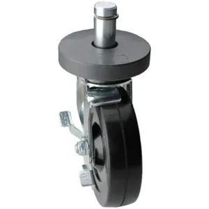 ALBION 02RR05041S015GN Swivel Stem Caster With Brake 5 Inch 200 Lb | AC6BRE 32J931