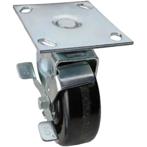 ALBION 02TM06101SFPQGN Swivel Plate Caster With Brake 450 Lb 6 Inch Diameter | AC6DUZ 33H643