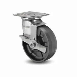 ALBION 05NG05201SFBD Caster, 5 Inch Dia, 6 1/2 Inch Height, Swivel With Face Brake, Swivel, Nylon | CN8ENP 60RL17