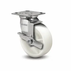 ALBION 05NW05201SFBD Caster, 5 Inch Dia, 6 1/2 Inch Height, Swivel With Face Brake, Swivel | CN8ENK 60RL26