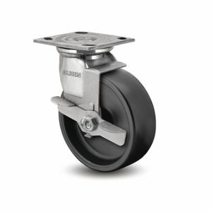 ALBION 05PB05201SFBD Caster, 5 Inch Dia, 6 1/2 Inch Height, Swivel With Face Brake | CN8ENG 60RL38