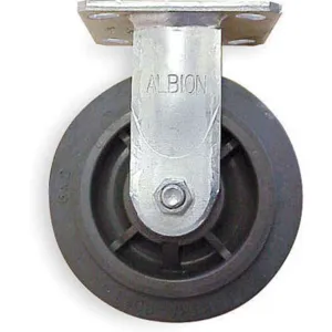 ALBION 16XS06201RG Rigid Plate Caster 600 Lb 6 Inch Diameter | AE6WZB 5VP86