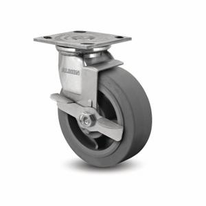 ALBION 05XS06201SFBD Caster, 6 Inch Dia, 7 1/4 Inch Height, Swivel With Face Brake | CN8ERH 60RL92