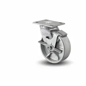 ALBION 16CA06201SFBA Caster, 6 Inch Dia, 7 1/4 Inch Height, Swivel With Face Brake | CN8ERD 60RM06