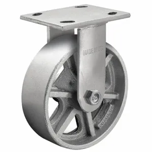 ALBION 16CA06201R Caster, 6 Inch Dia, 7 1/4 Inch Height, Rigid Caster | CN8EPM 60RM04