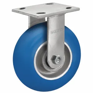 ALBION 16NP06228R Standard Plate Caster, 6 Inch Dia, 7 1/4 Inch Height, Rigid Caster | CN8EXX 55FE22