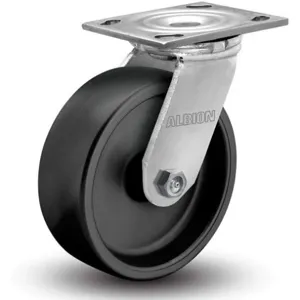 ALBION 16PB06201S Swivel Plate Caster 650 Lb 6 Inch Diameter | AF8FWM 25VT40