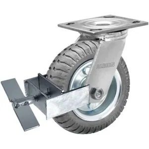 ALBION 16SV08428SFG Swivel Plate Caster 350 Lb Gray Steel | AF6YBX 20PM04