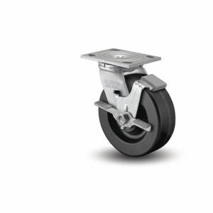 ALBION 16TM08201SFBA Caster, 8 Inch Dia, 9 1/2 Inch Height, Swivel With Face Brake | CN8EVG 60RN87