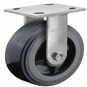 ALBION 16XA04201R Standard Plate Caster, Rigid, Polyurethane, 600 Lbs. Capacity, 4 Inch Wheel Dia. | CH6HWR 55FE26