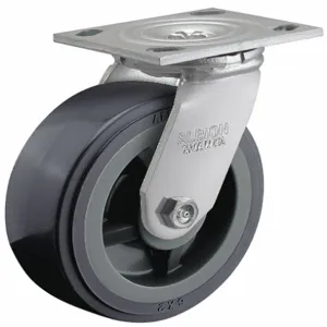 ALBION 16XA04201S Plate Caster, Swivel, 600 Lbs. Load Rating, 4 Inch Wheel Dia., Polyurethane | CH6HWT 55FE27