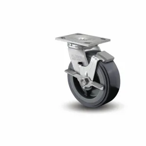 ALBION 16XA06201SFBA Caster, 6 Inch Dia, 7 1/4 Inch Height, Swivel With Face Brake | CN8ERF 60RP04