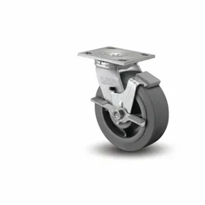 ALBION 16XS05201SFBA Caster, 5 Inch Dia, 6 1/2 Inch Height, Swivel With Face Brake | CN8ENE 60RP36