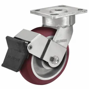 ALBION 18AX05228SFBE Maintenance-Free Plate Caster, 5 Inch Dia, 6 1/2 Inch Height | CN8EWM 60FD52