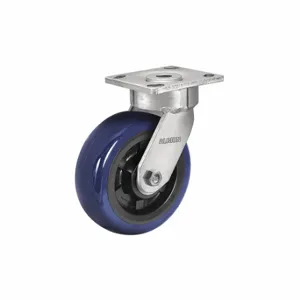 ALBION 18EG08229S Maintenance-Free Plate Caster, 8 Inch Dia, 9 1/2 Inch Height, Swivel Caster | CN8EXQ 60FD72