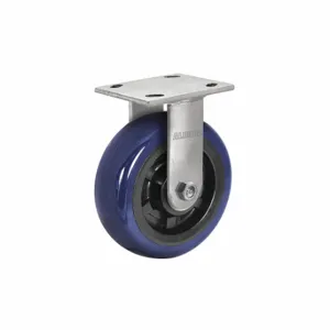 ALBION 18EG06229R Maintenance-Free Plate Caster, 6 Inch Dia, 7 1/2 Inch Height, Rigid Caster | CN8EXA 60FD68