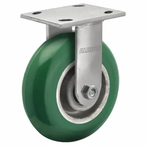 ALBION 18PM08228R Maintenance-Free Plate Caster, 8 Inch Dia, 9 1/2 Inch Height, Rigid Caster | CN8EXN 60FD88