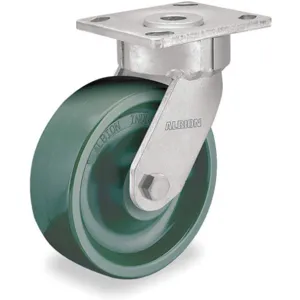 ALBION 18XI06228RG Rigid Plate Caster 1000 Lb 6 Inch Diameter | AD7BUW 4DE81