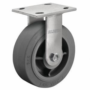 ALBION 18XS08229R Plate Caster, 8 Inch Dia, 9 1/2 Inch Height, Rigid Caster | CN8FAP 60FE01