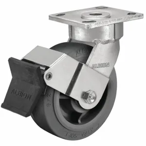 ALBION 18XS08229SFBE Maintenance-Free Plate Caster, 8 Inch Dia, 9 1/2 Inch Height | CN8EXL 60FE03