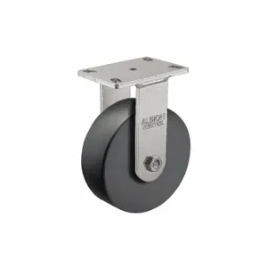 ALBION 310NX06528R Kingpinless Plate Caster, 6 Inch Dia, 7 1/2 Inch Height, Rigid Caster | CN8EWB 55FE36