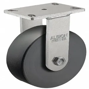 ALBION 310NX10528R Kingpinless Plate Caster, Rigid, Polymer, 4100 Lbs. Capacity, 10 Inch Wheel Dia. | CH6JNE 55FE38