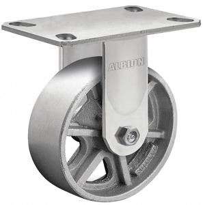 ALBION 62CA05201R Plate Caster, Rigid, 1300 Lbs. Load Rating, 5 Inch Wheel Dia., Iron | CH6KNT 55FE40