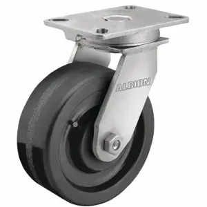 ALBION 90TM06501S Standard Plate Caster, 6 Inch Dia, 8 Inch Height, Swivel Caster | CN8EYD 55FE44