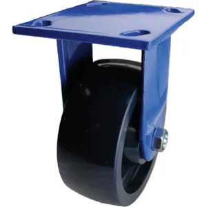 ALBION 934FK05252R-BLUGN Rigid Plate Caster 900 Lb 5 Inch Diameter | AC6ELZ 33J023