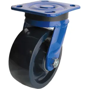 ALBION 934FK05252S-BLUGN Swivel Plate Caster 900 Lb 5 Inch Diameter | AC6ELW 33J020