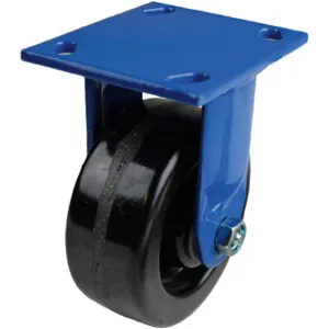 ALBION 934TM05252R-BLUGN Rigid Plate Caster 900 Lb 5 Inch Diameter | AC6EFB 33H883